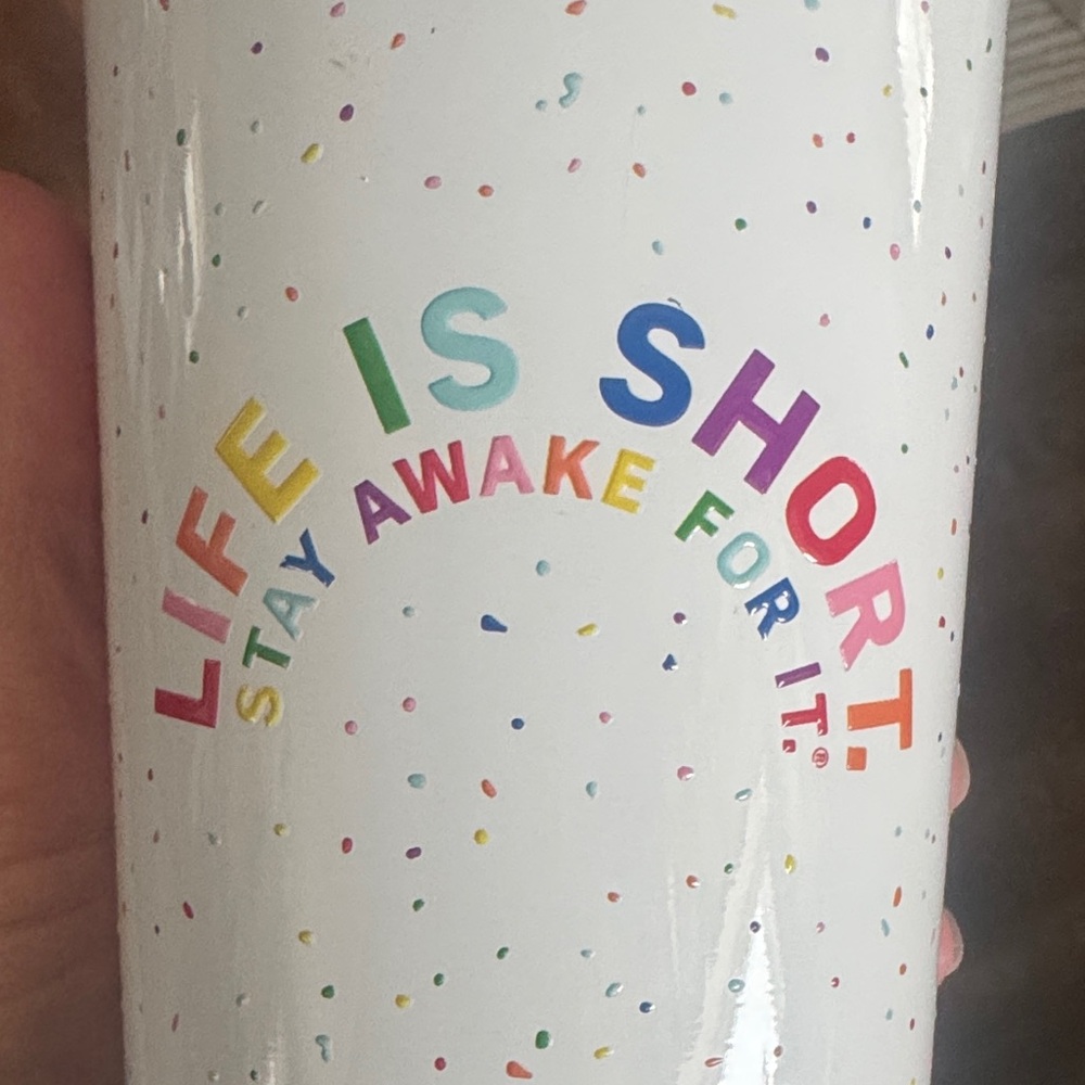 Caribou Coffee 20 oz RAINBOW PRIDE BE YOU Stainless Tumbler RARE - Picture 6 of 6